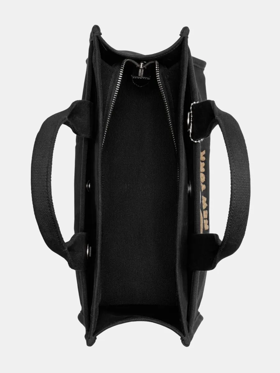 Сумка-тоут COACH Cargo Medium из парусины — изображение 3 из 6, черный