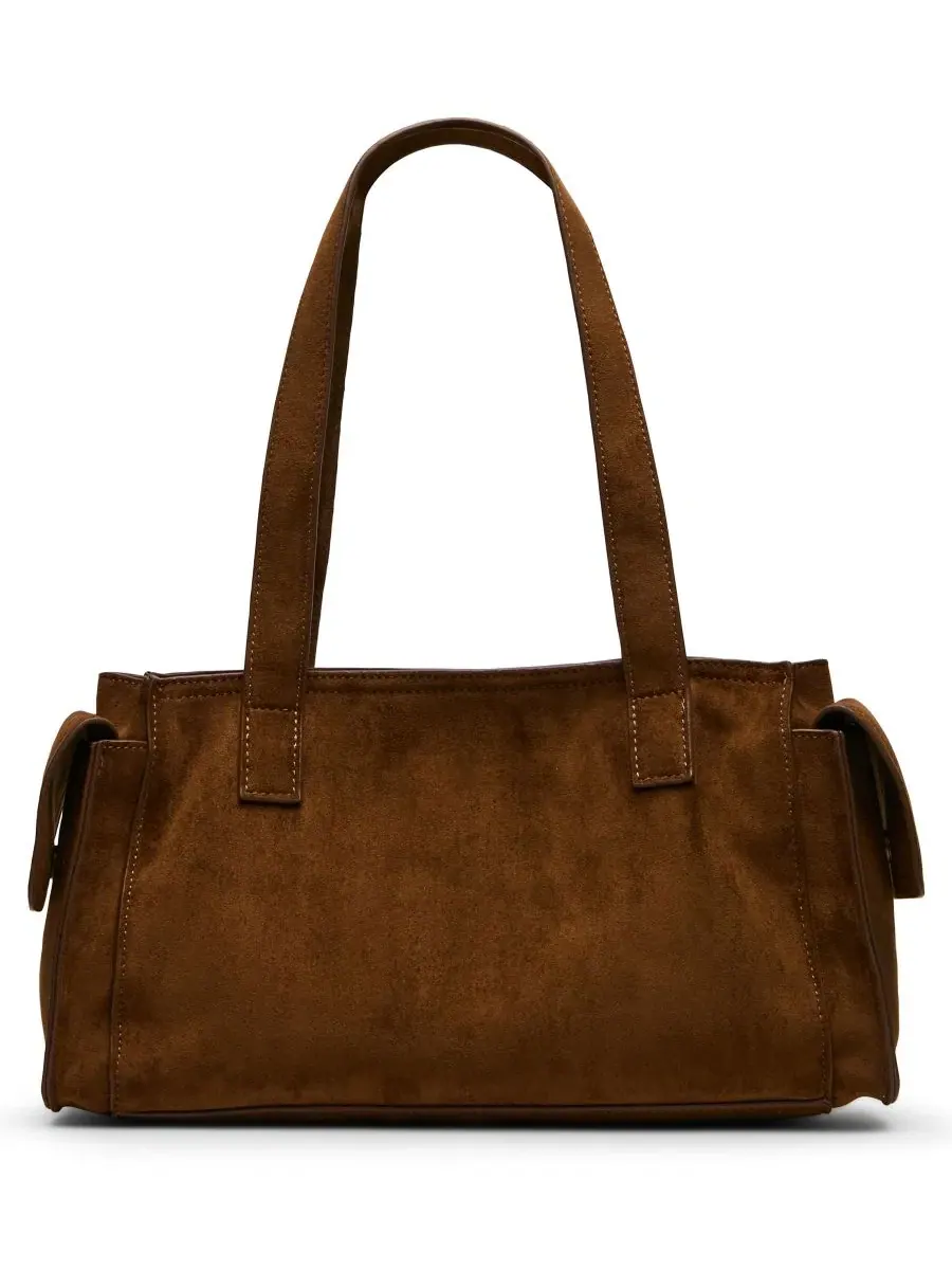 Сумка-шопер с боковыми карманами Taro Small Satchel Handbag Steve Madden — изображение 2 из 5, коричневый