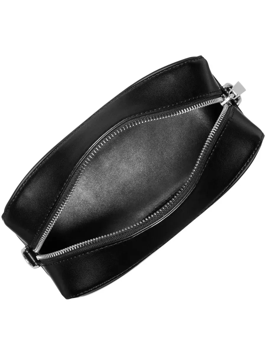 Сумка женская кросс-боди Michael Kors Bryant Medium Chain Camera Crossbody — изображение 4 из 4, прозрачный/черный