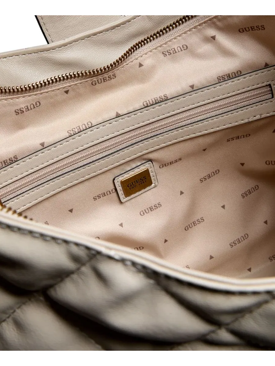 Сумка через плечо с крупным плетением Camden GUESS — изображение 3 из 5, кость