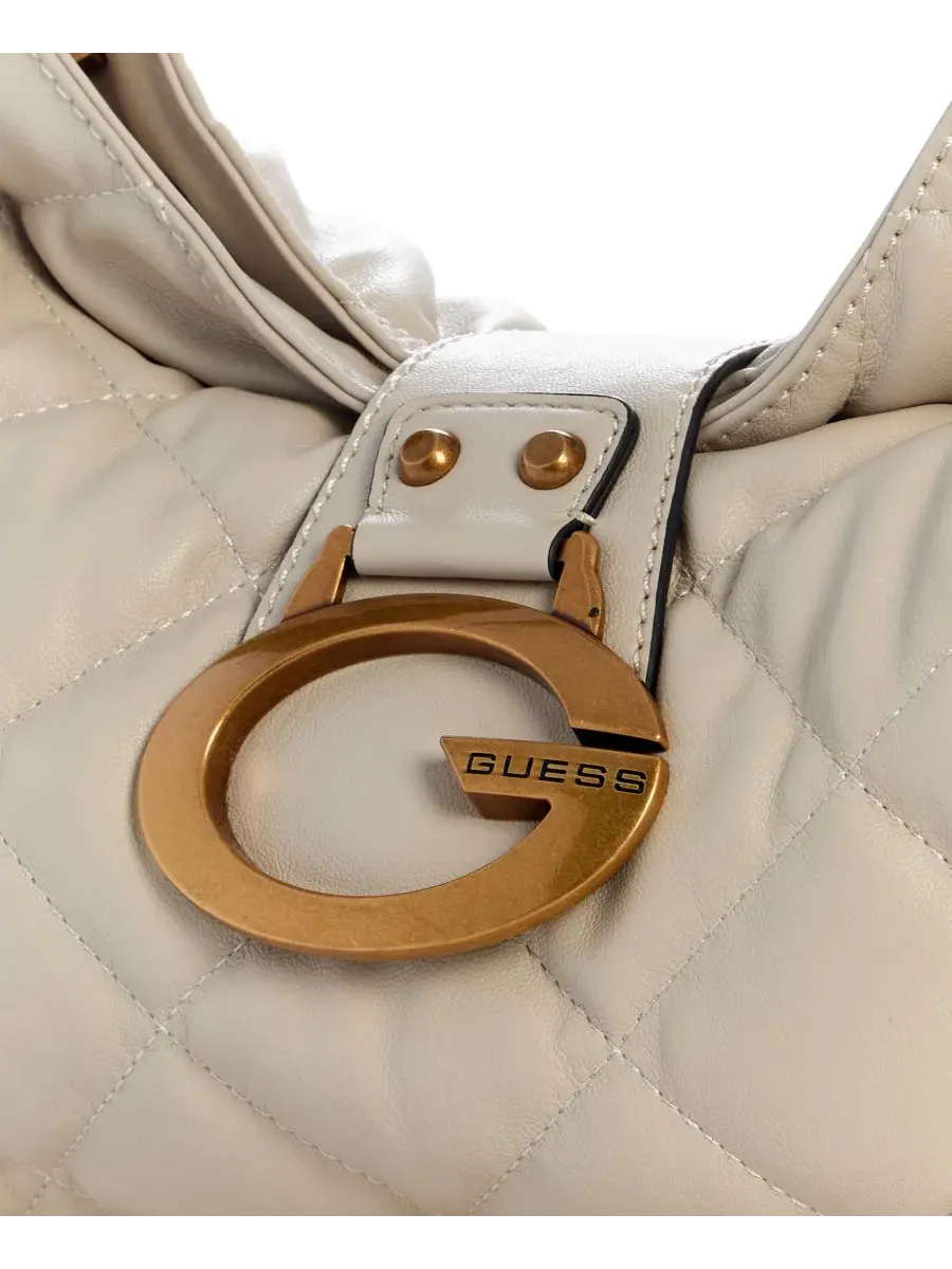Сумка через плечо с крупным плетением Camden GUESS — изображение 4 из 5, кость