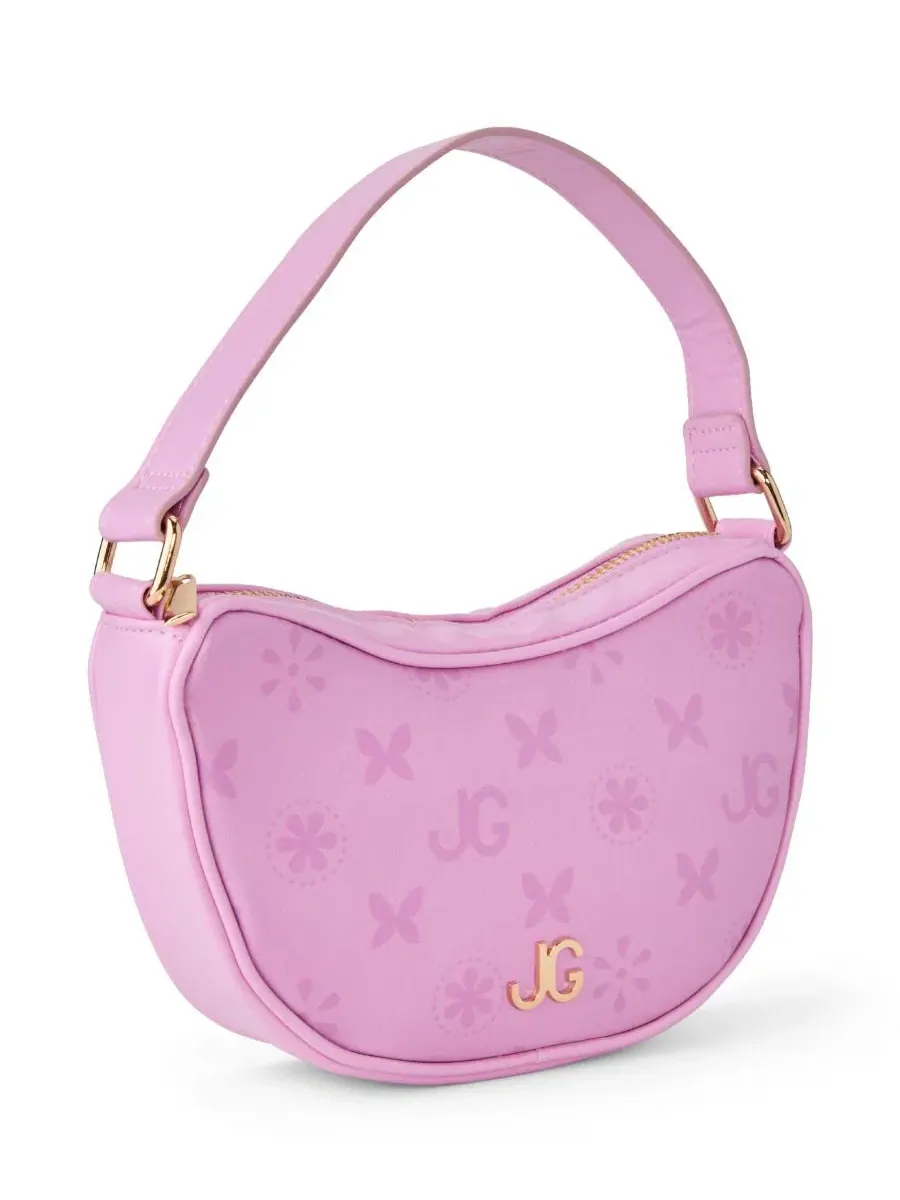 Мини-сумка с монограммой, модель Quilted Handbag with Scarf Journey Girls — изображение 2 из 6, светлый/фиолетовый