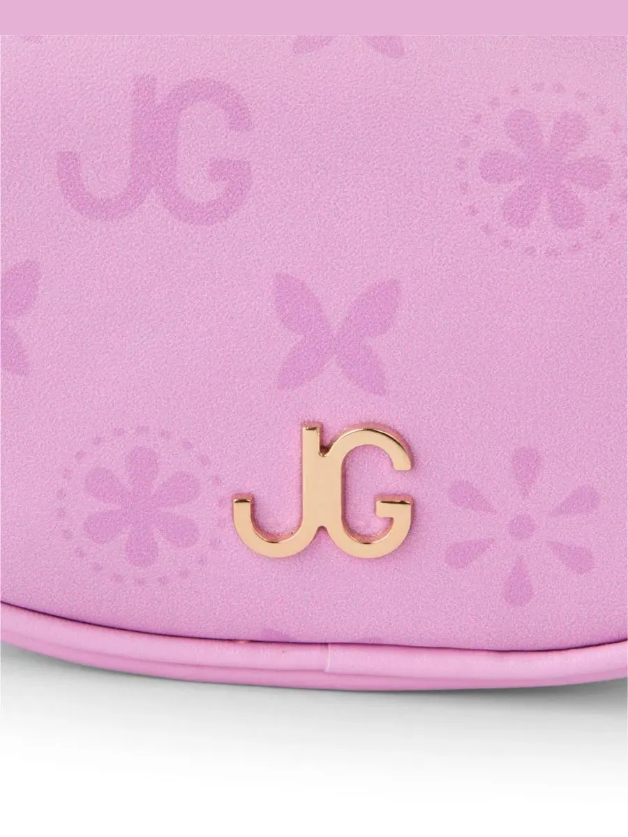 Мини-сумка с монограммой, модель Quilted Handbag with Scarf Journey Girls — изображение 3 из 6, светлый/фиолетовый