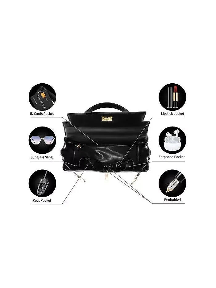 Сумка Victoria Handbag with Gold Hardware Victoria Hyde Victoria Hyde London — изображение 5 из 7, черный