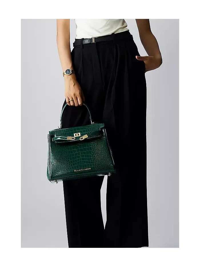 Сумка Victoria Handbag with Gold Hardware Victoria Hyde Victoria Hyde London — изображение 5 из 13, зеленый