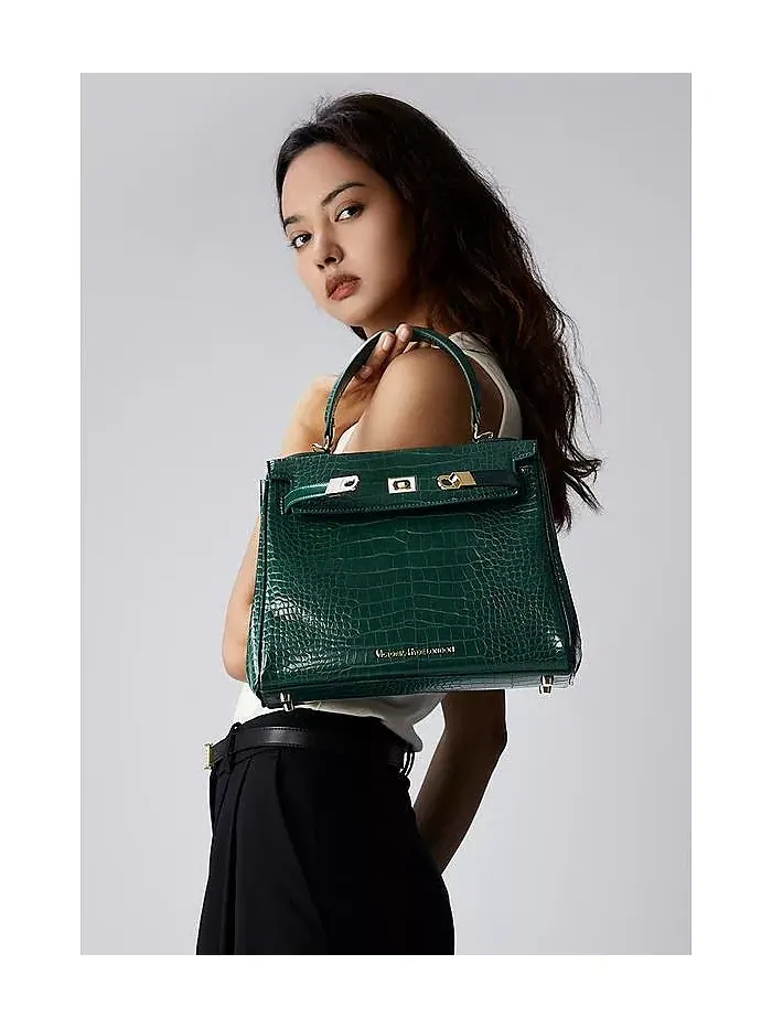 Сумка Victoria Handbag with Gold Hardware Victoria Hyde Victoria Hyde London — изображение 7 из 13, зеленый