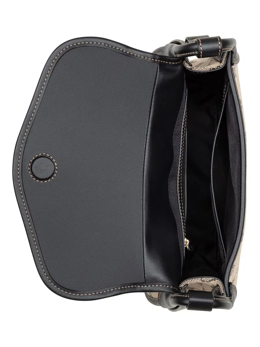 Сумка через плечо Cobel Convertible Flap Small Crossbody Nine West — изображение 4 из 4, натуральный/черный