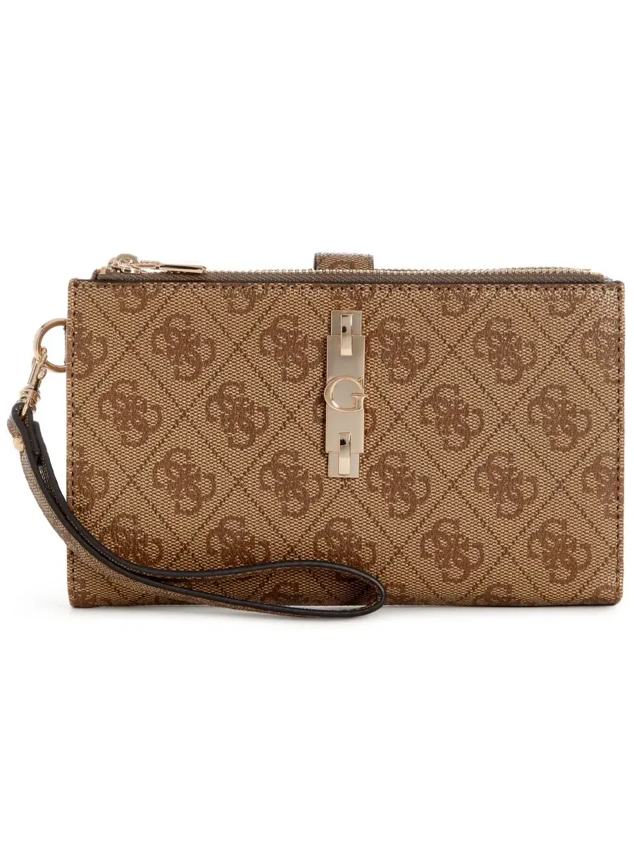 Мини-органайзер-кошелек Yvonne Logo с принтом GUESS