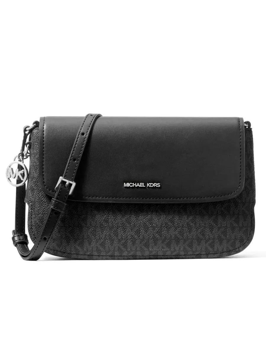 Сумка женская малая кросс-боди Michael Kors Alice Flap Crossbody Handbag — изображение 1 из 3, черный