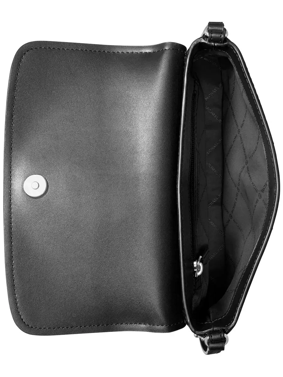 Сумка женская малая кросс-боди Michael Kors Alice Flap Crossbody Handbag — изображение 2 из 3, черный