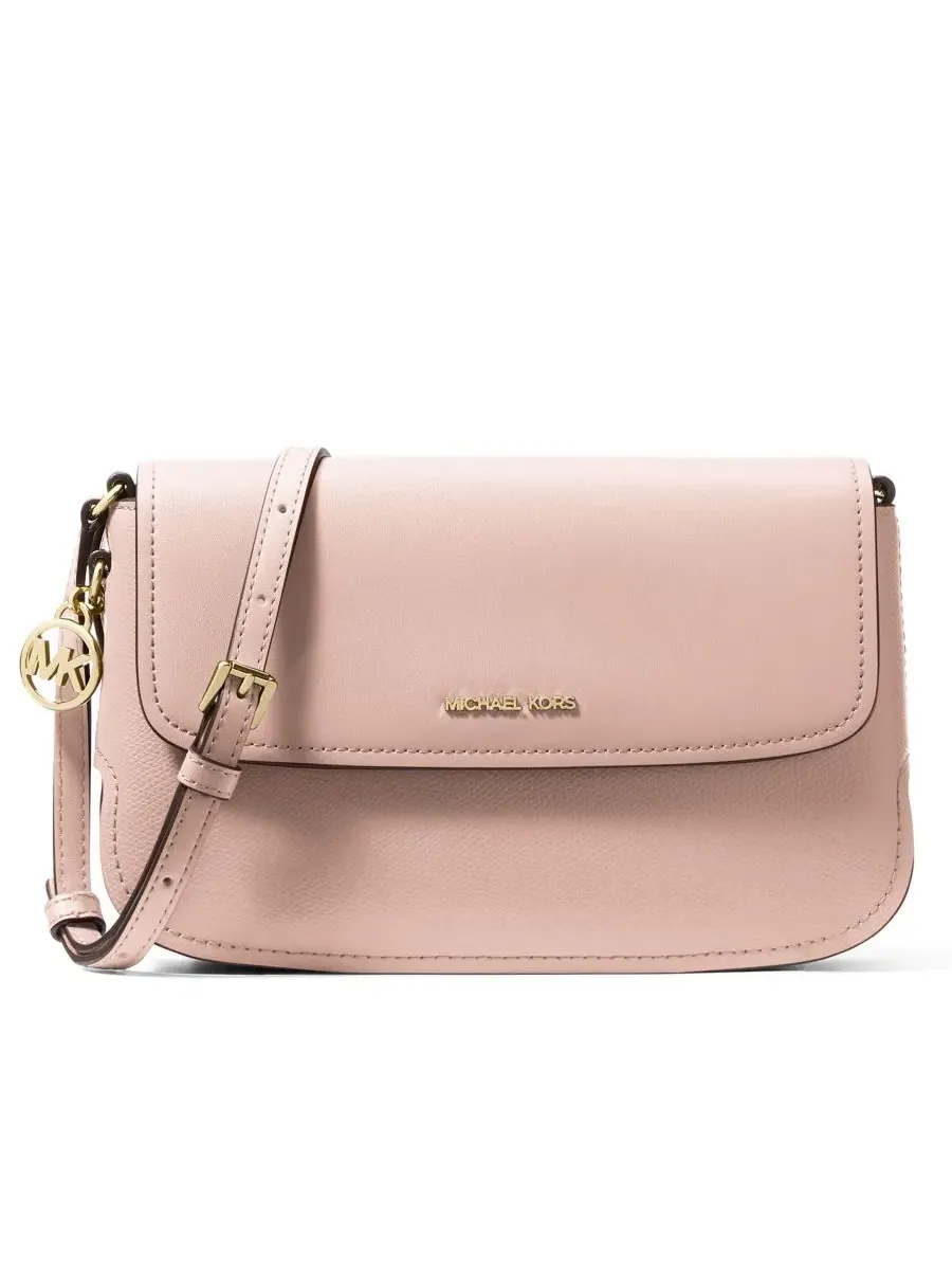 Сумка женская малая кросс-боди Michael Kors Alice Flap Crossbody Handbag — изображение 1 из 3, розовый