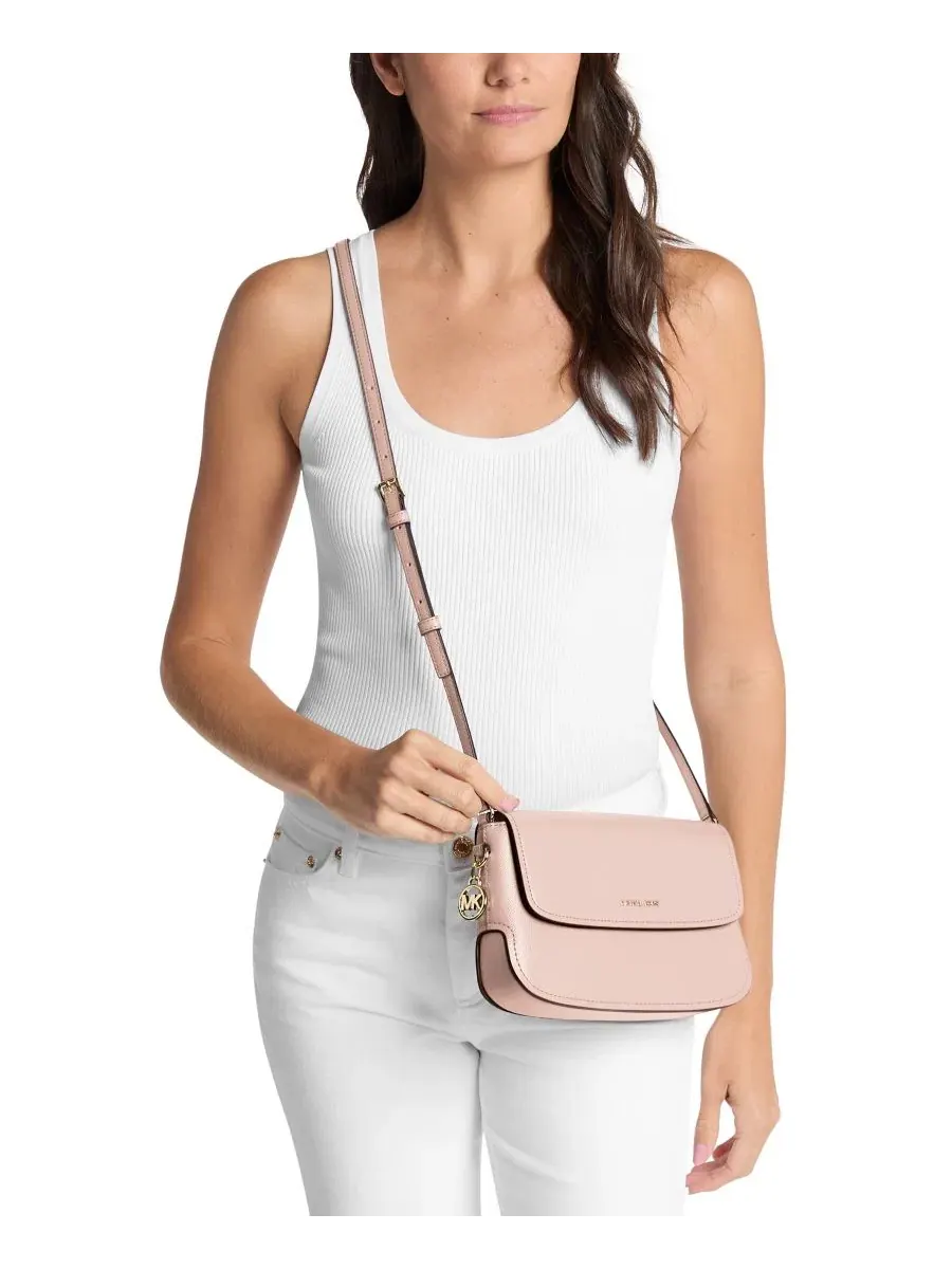 Сумка женская малая кросс-боди Michael Kors Alice Flap Crossbody Handbag — изображение 3 из 3, розовый