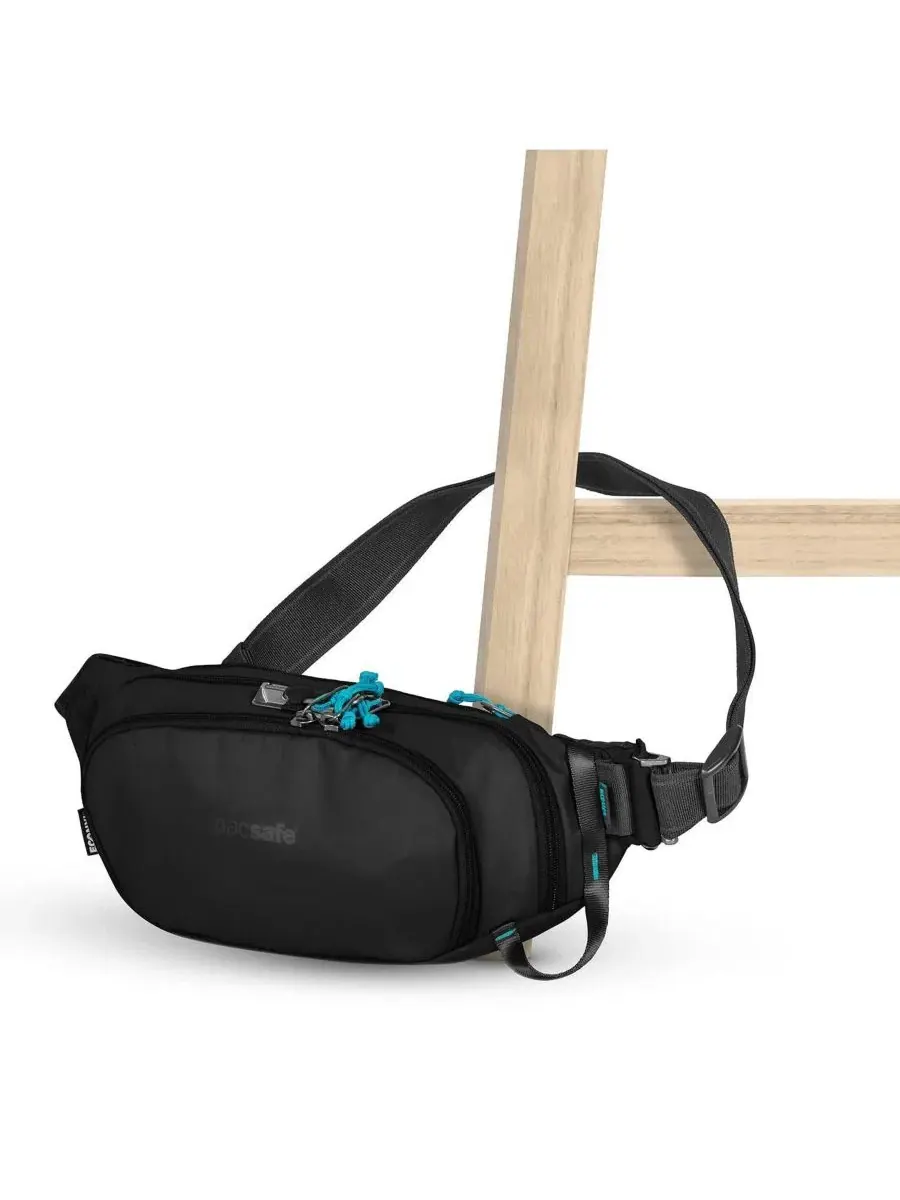 Поясная сумка с защитой от кражи Eco Anti Theft Waist Pack Pacsafe — изображение 4 из 9, черный