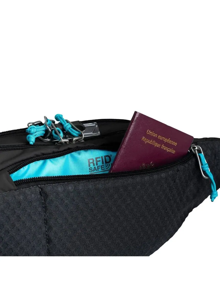 Поясная сумка с защитой от кражи Eco Anti Theft Waist Pack Pacsafe — изображение 9 из 9, черный