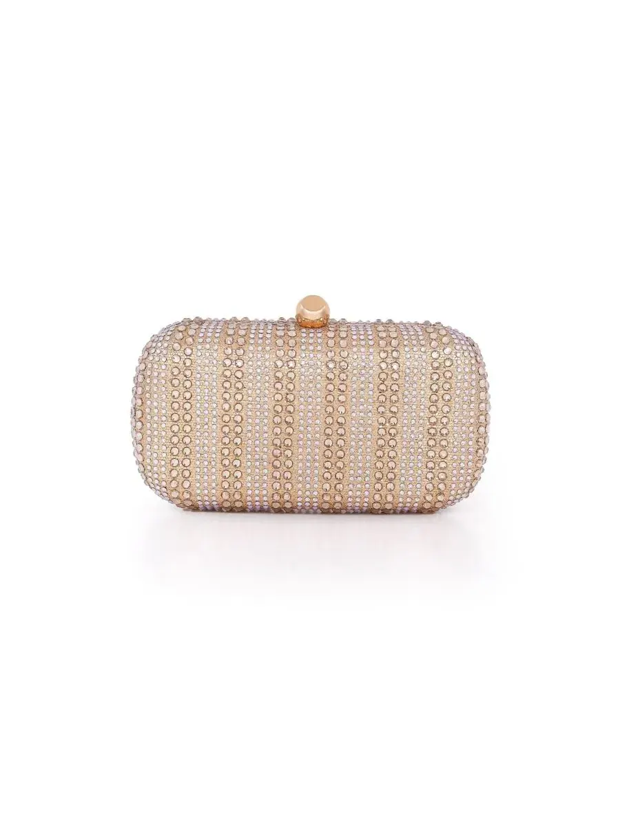 Клатч-минаудиер с кристаллами Harlow Crystal Jewel Badgley Mischka