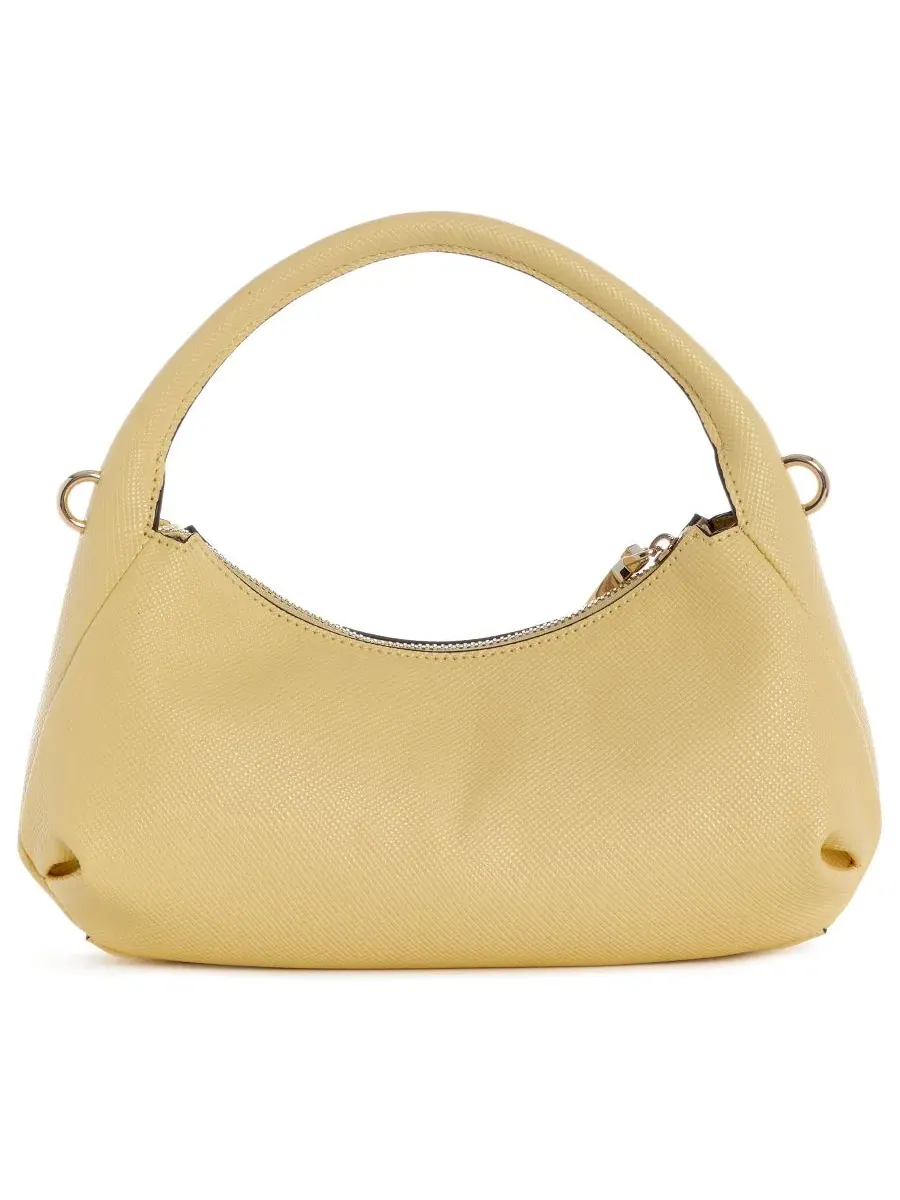 Сумка-хобо с верхней ручкой Gilda Small GUESS — изображение 2 из 5, бледный желтый