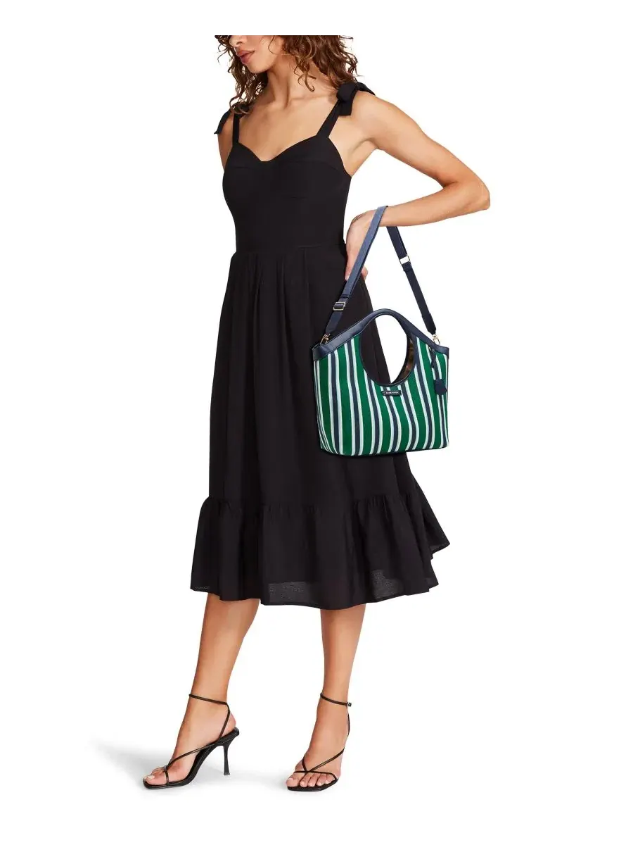 Сумка-шопер Extra-Large Top Handle Tote Anne Klein — изображение 7 из 7, темно-синий/зеленый