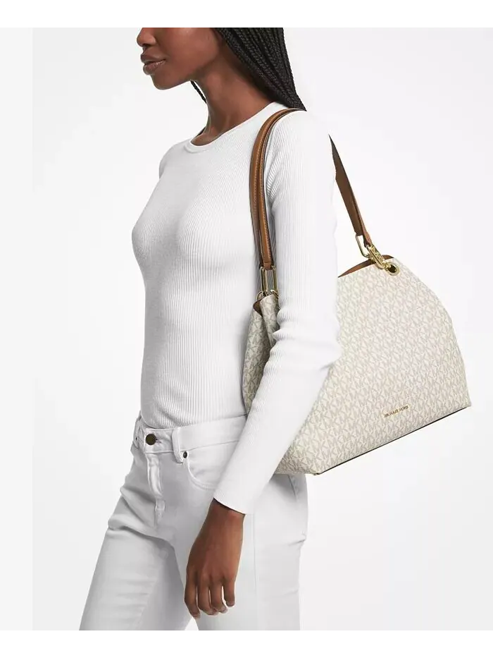 Сумка-тоут Michael Kors Kensington бежевая — изображение 4 из 5