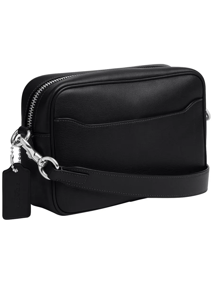 Кожаная сумка для радио и фотоаппарата COACH — 3