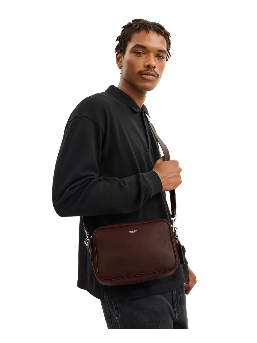 Кожаная сумка COACH Maple для радио и фотоаппарата — 6