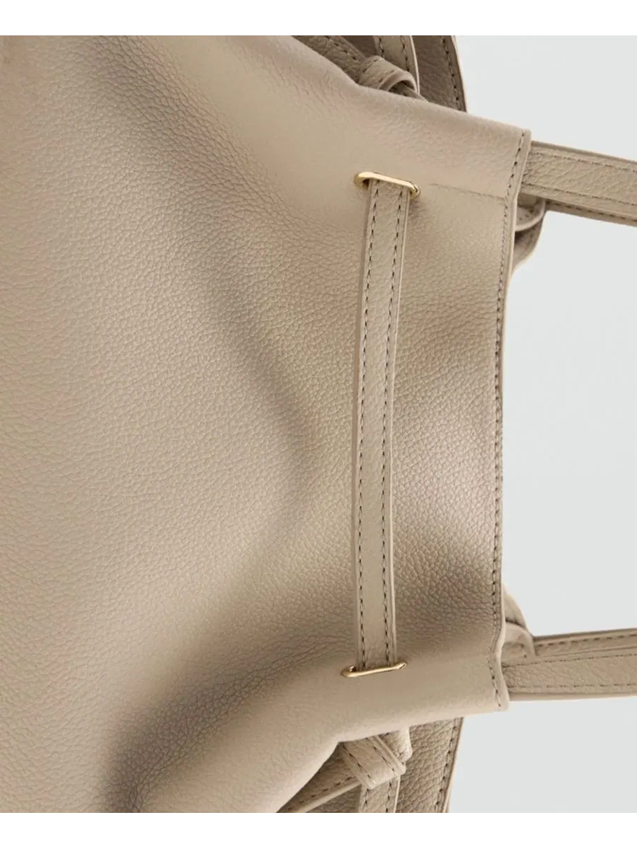 Сумка через плечо из полиуретана, Medium MANGO — изображение 5 из 6, белый