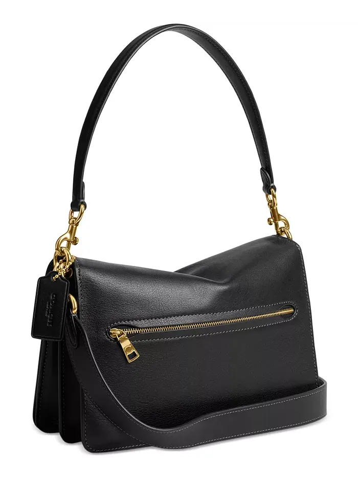 Кожаная сумка через плечо Tabby COACH — изображение 7 из 12, черный