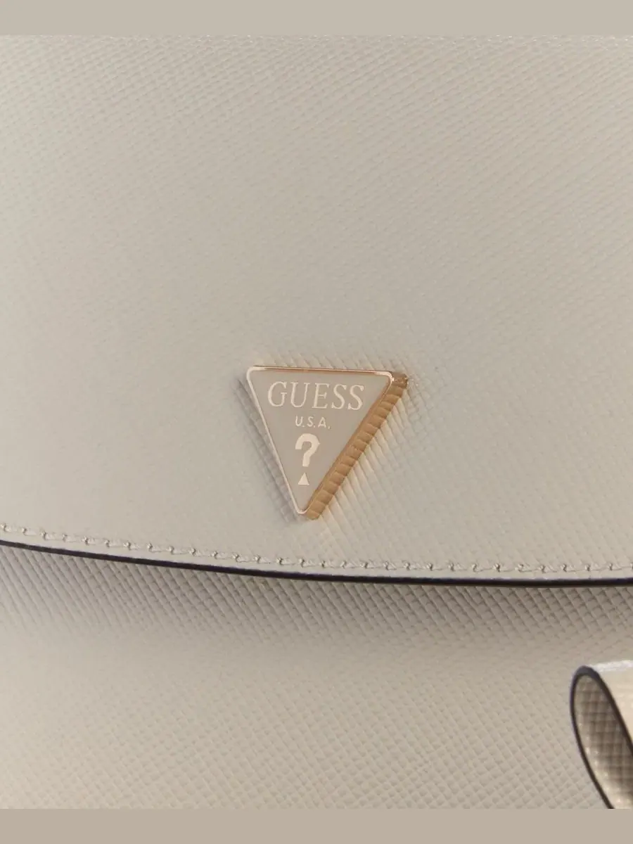 Женская сумка через плечо Danielle Flap Small GUESS — изображение 4 из 5, кость