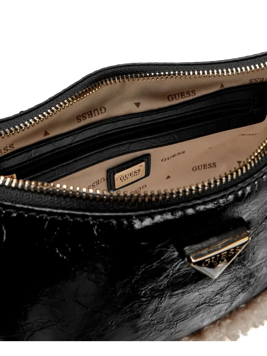 Компактное плечевое сумка GUESS Katie Small Convertible — изображение 3 из 6, черный