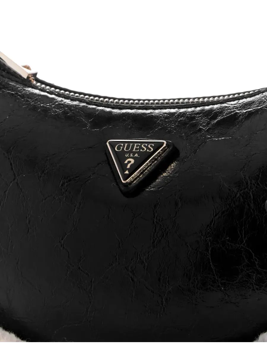 Компактное плечевое сумка GUESS Katie Small Convertible — изображение 4 из 6, черный
