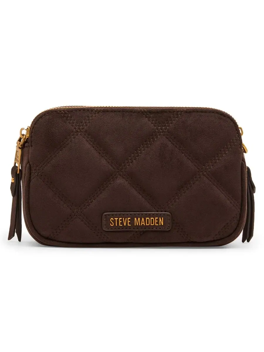 Мини-сумка через плечо с квилтингом Daisy Quilted Steve Madden — изображение 2 из 5, шоколад