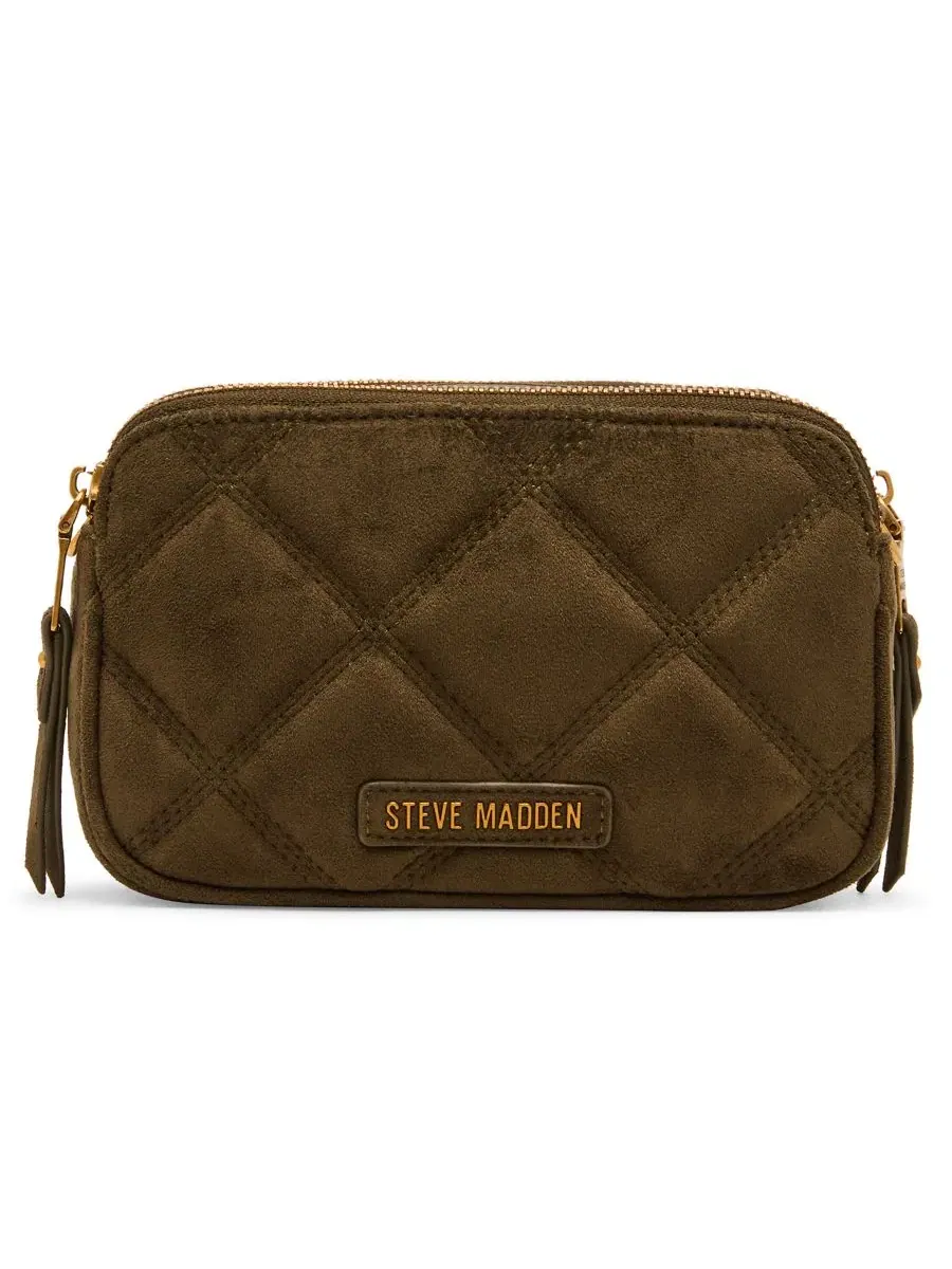 Мини-сумка кроссбоди с квилтингом Daisy Steve Madden — изображение 2 из 5, оливковый