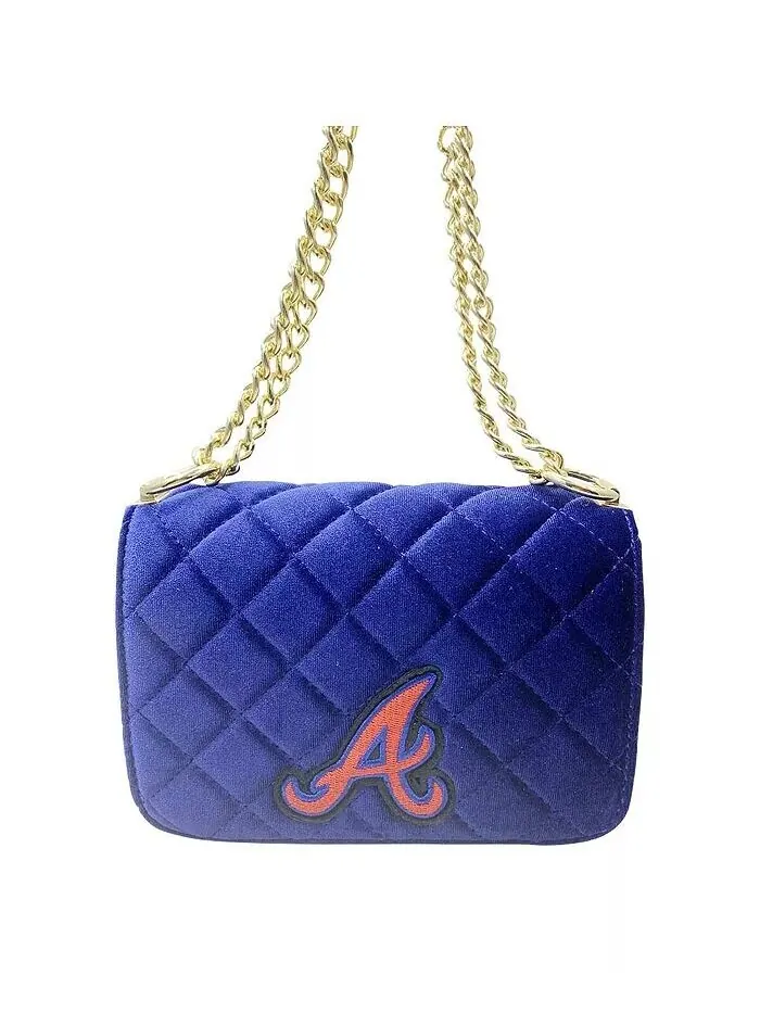 Бархатная сумка через плечо Atlanta Braves Cuce — мульти