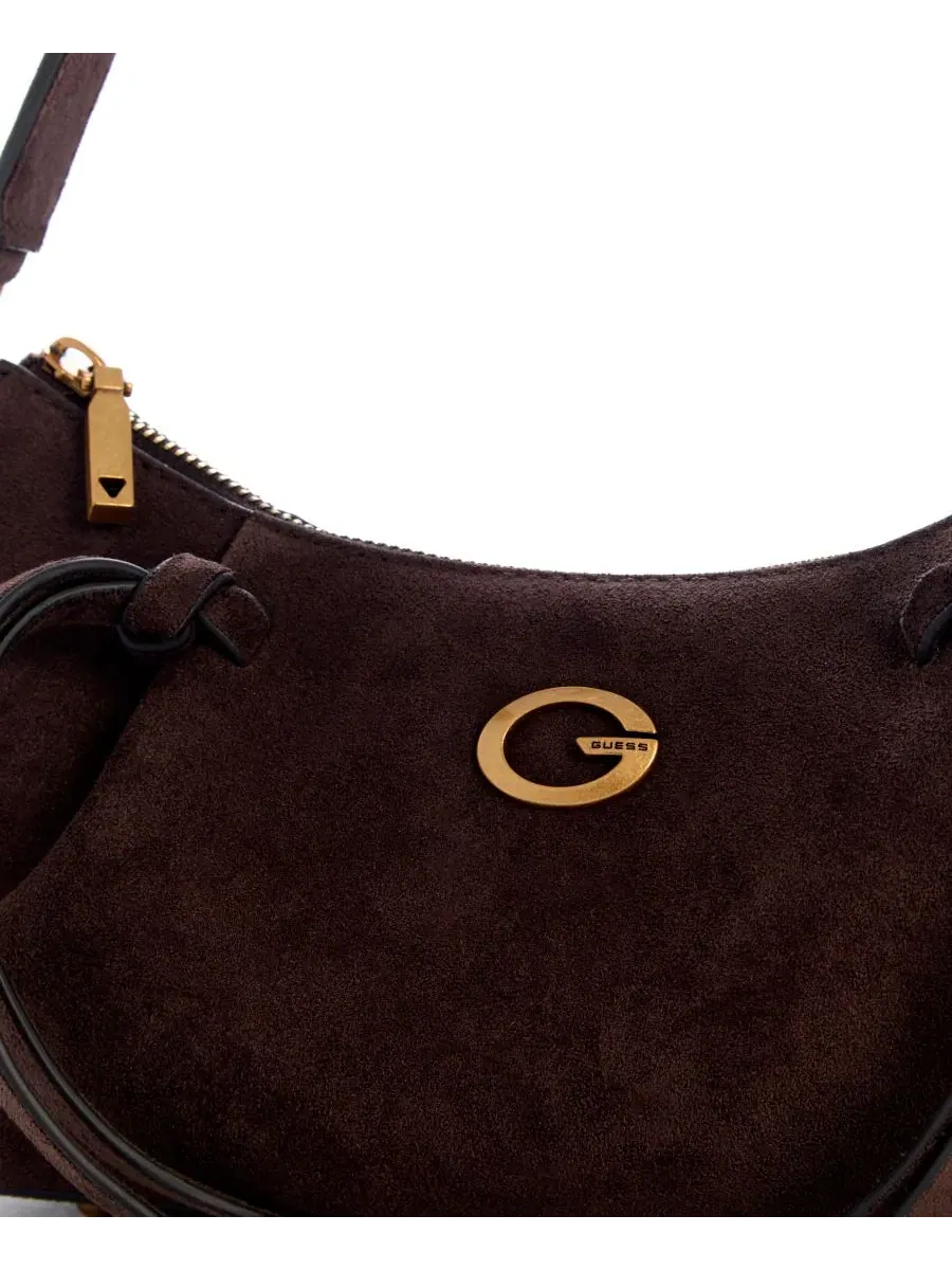 Сумка через плечо Allegra Large GUESS — изображение 4 из 5, эспрессо