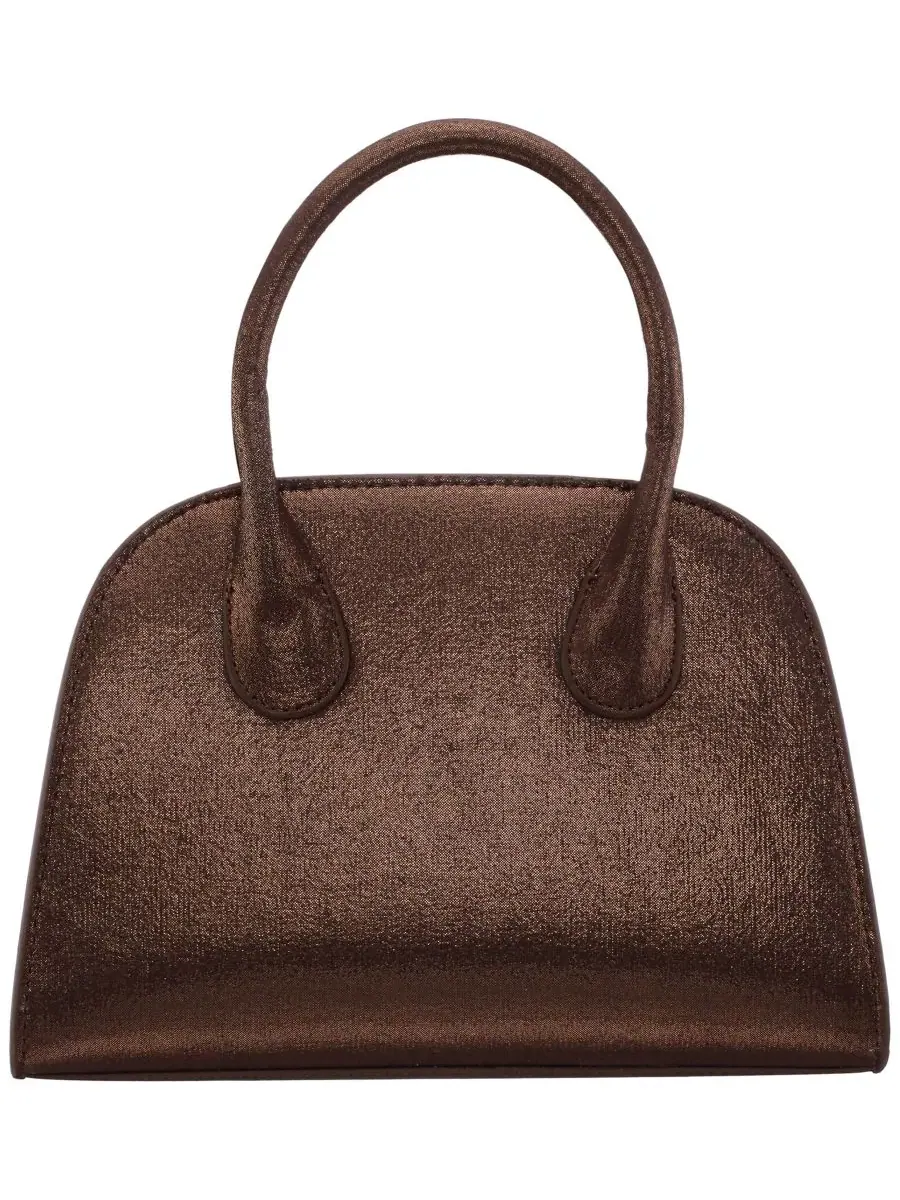 Металлическая сумка-боулинг Ainsley Small Shoulder Handbag Nina — изображение 2 из 7, золотистый