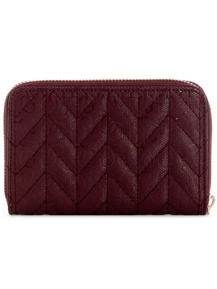 Кошелек-портмоне с молнией Stacey Mini Zip Around Wallet GUESS — изображение 2 из 3, фиолетовый