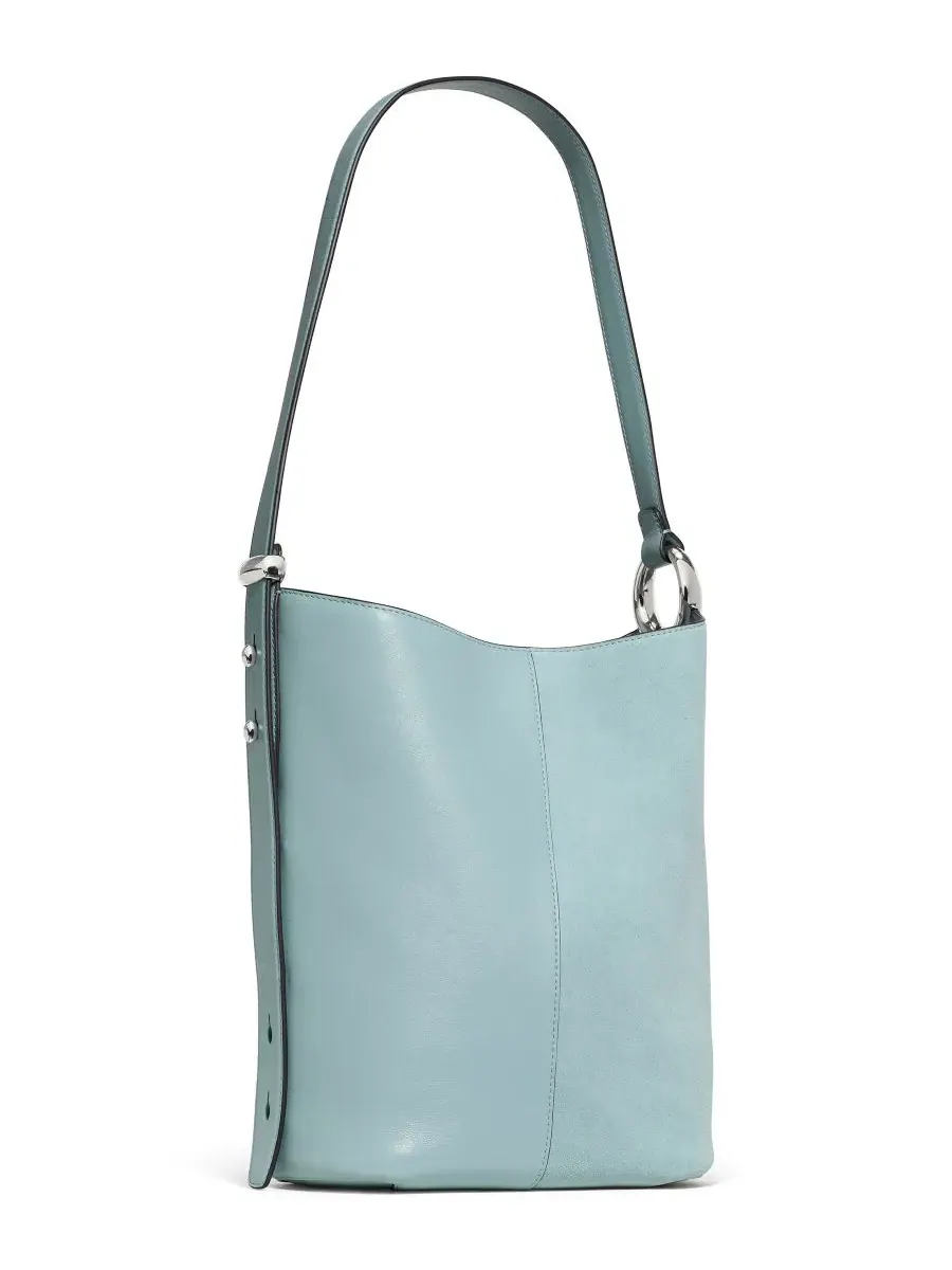 Сумка-ведро средняя Halo Suede, кожа kate spade new york — изображение 3 из 8, морской