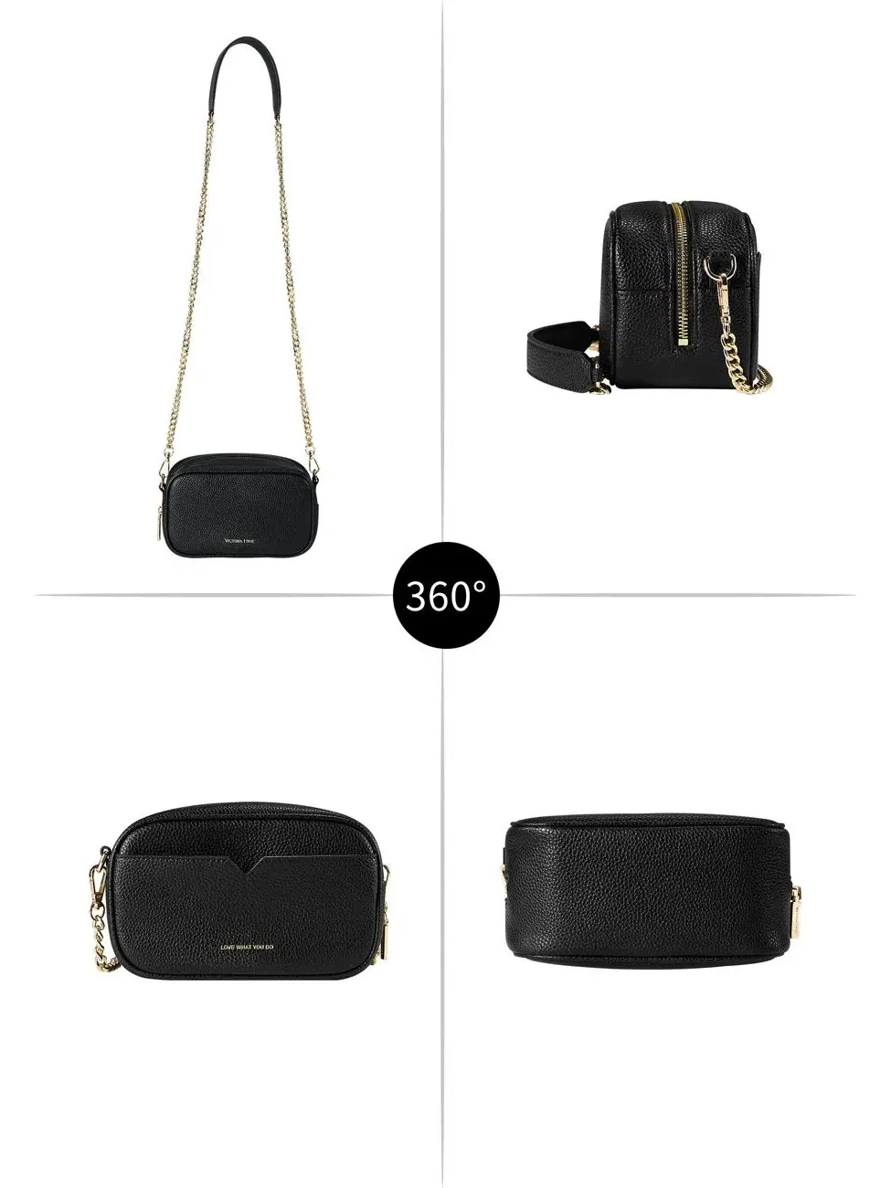 Сумка-кроссбоди Antonia Chain Mini Shoulder Bag Victoria Hyde Victoria Hyde London — изображение 3 из 3, черный