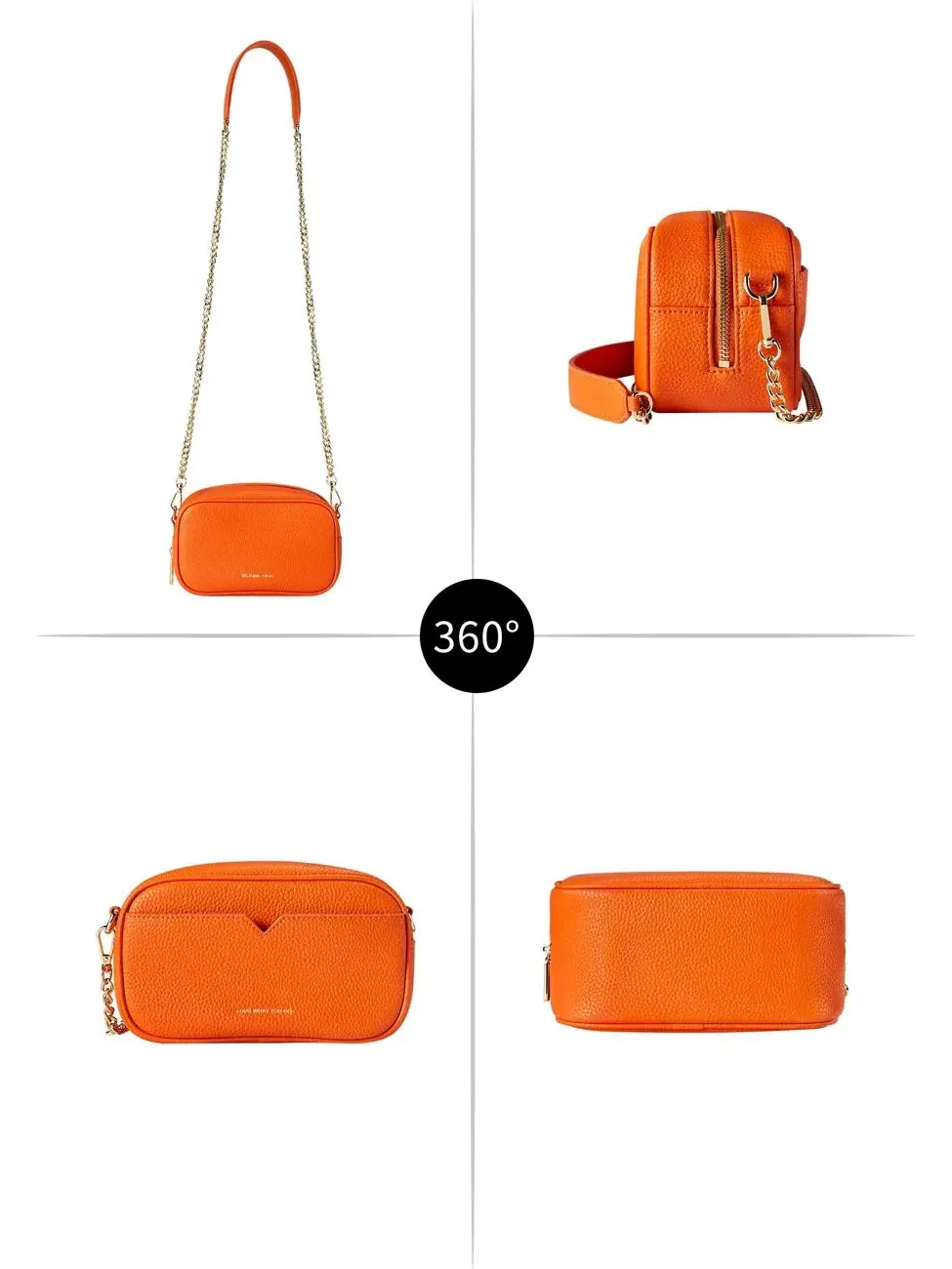 Сумка-кроссбоди Antonia Chain Mini Shoulder Bag Victoria Hyde Victoria Hyde London — изображение 2 из 3, оранжевый