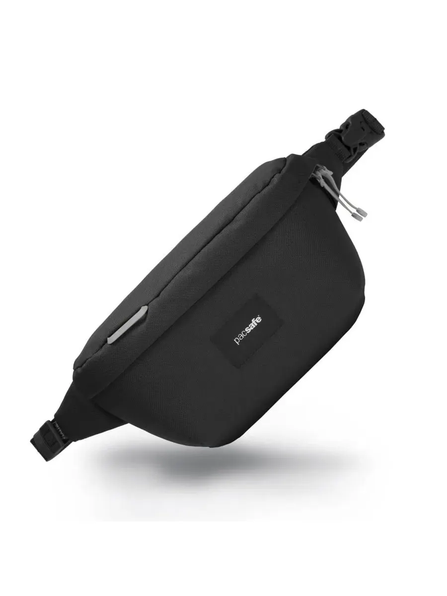 Сумка-слинг с защитой от краж Jet Black Pacsafe — черный