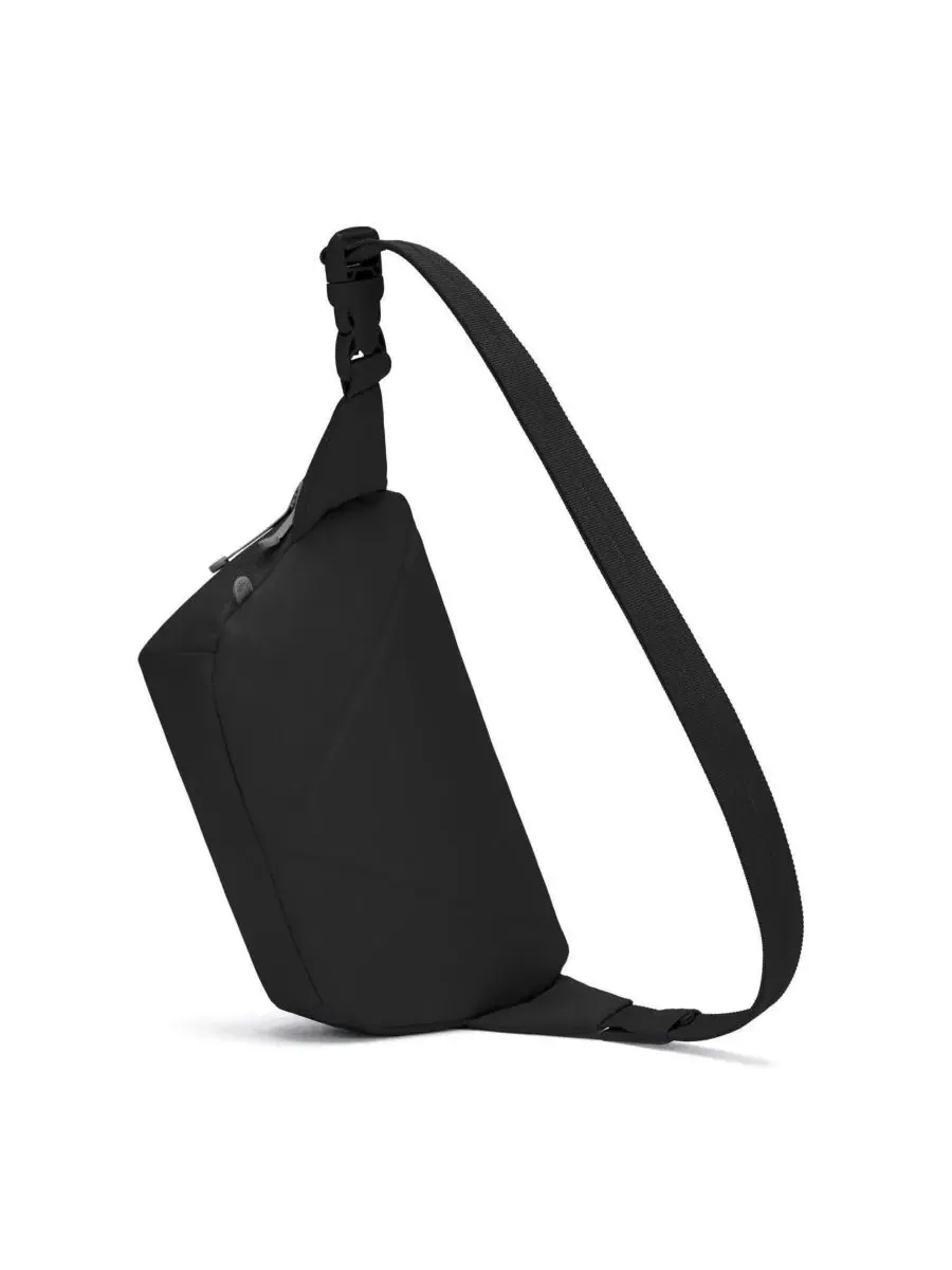 Сумка-слинг с защитой от краж Jet Black Pacsafe — изображение 4 из 8, черный