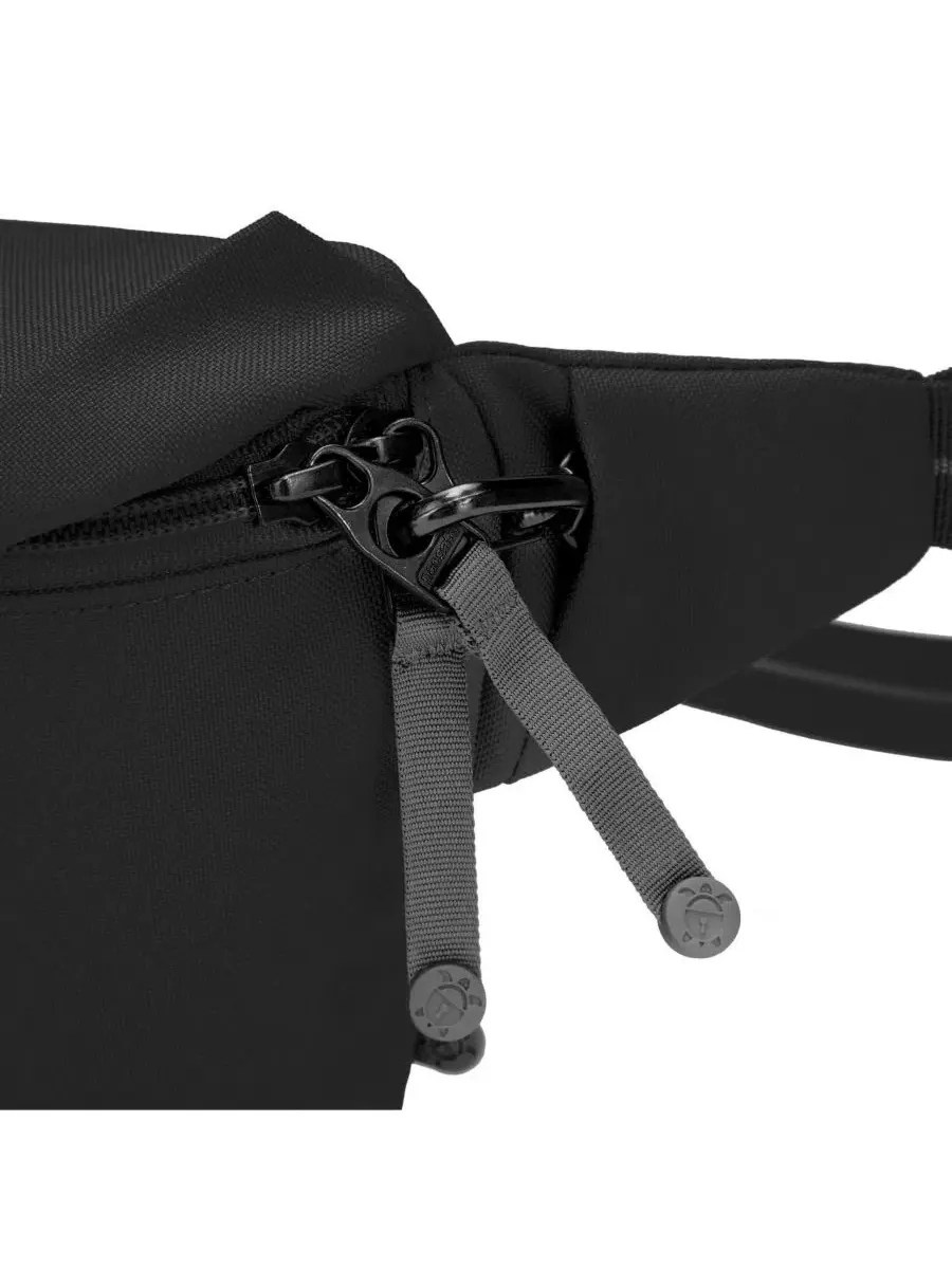 Сумка-слинг с защитой от краж Jet Black Pacsafe — изображение 7 из 8, черный