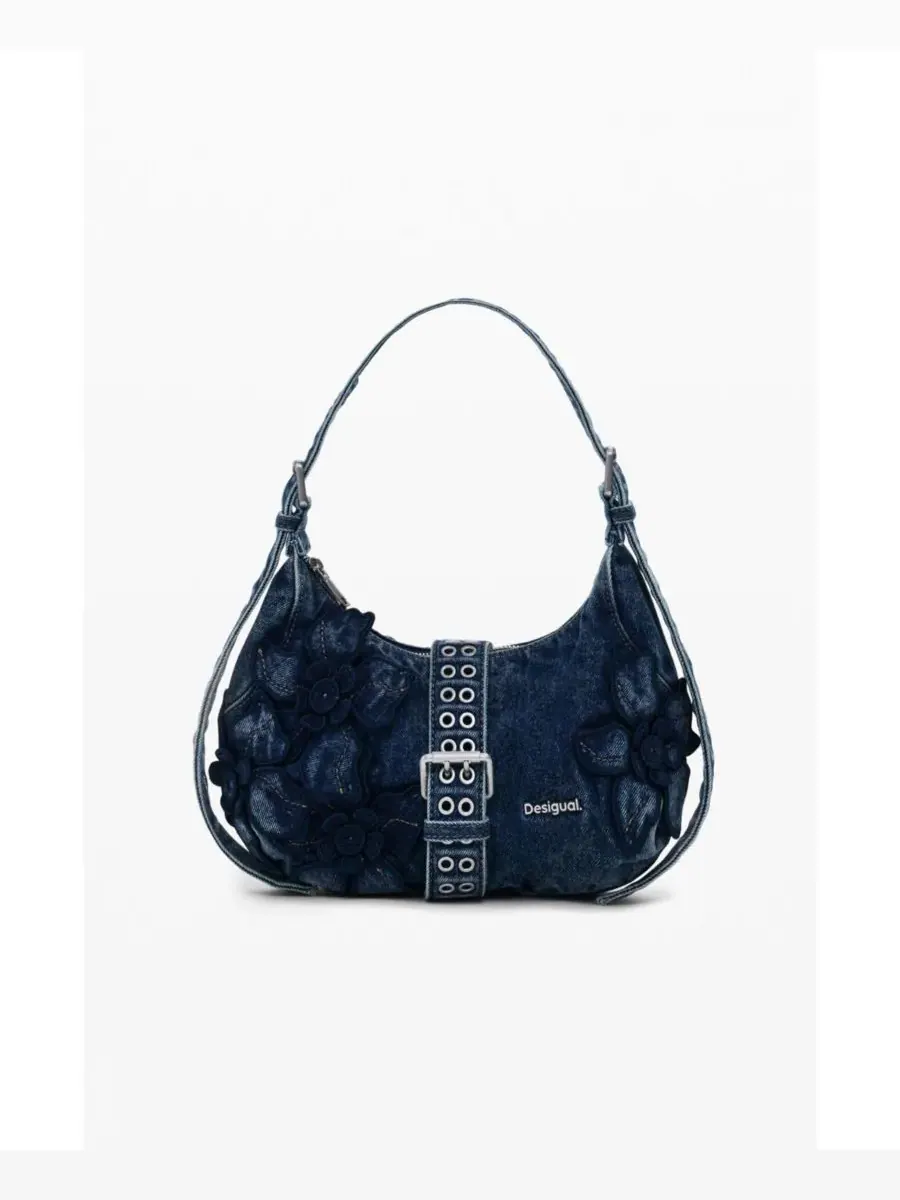 Desigual Женская сумка из синей джинсовой ткани