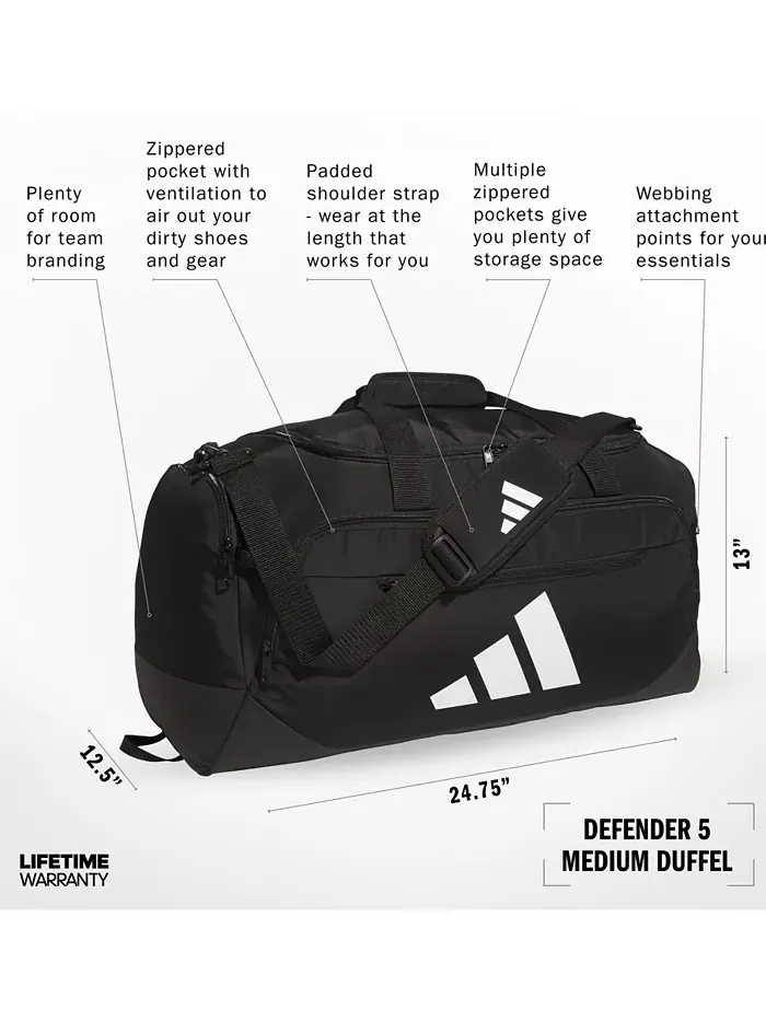 Мужская сумка-дафл Defender Logo adidas — 5