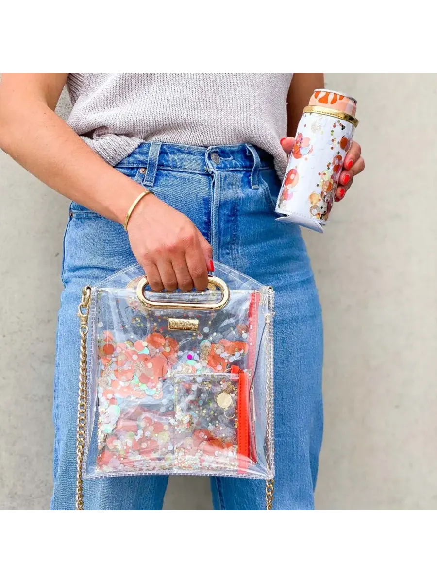 Packed Party Косметичка Spirit Squad Confetti Everything Pouch для женщин (оранжевая расцветка) — изображение 3 из 4