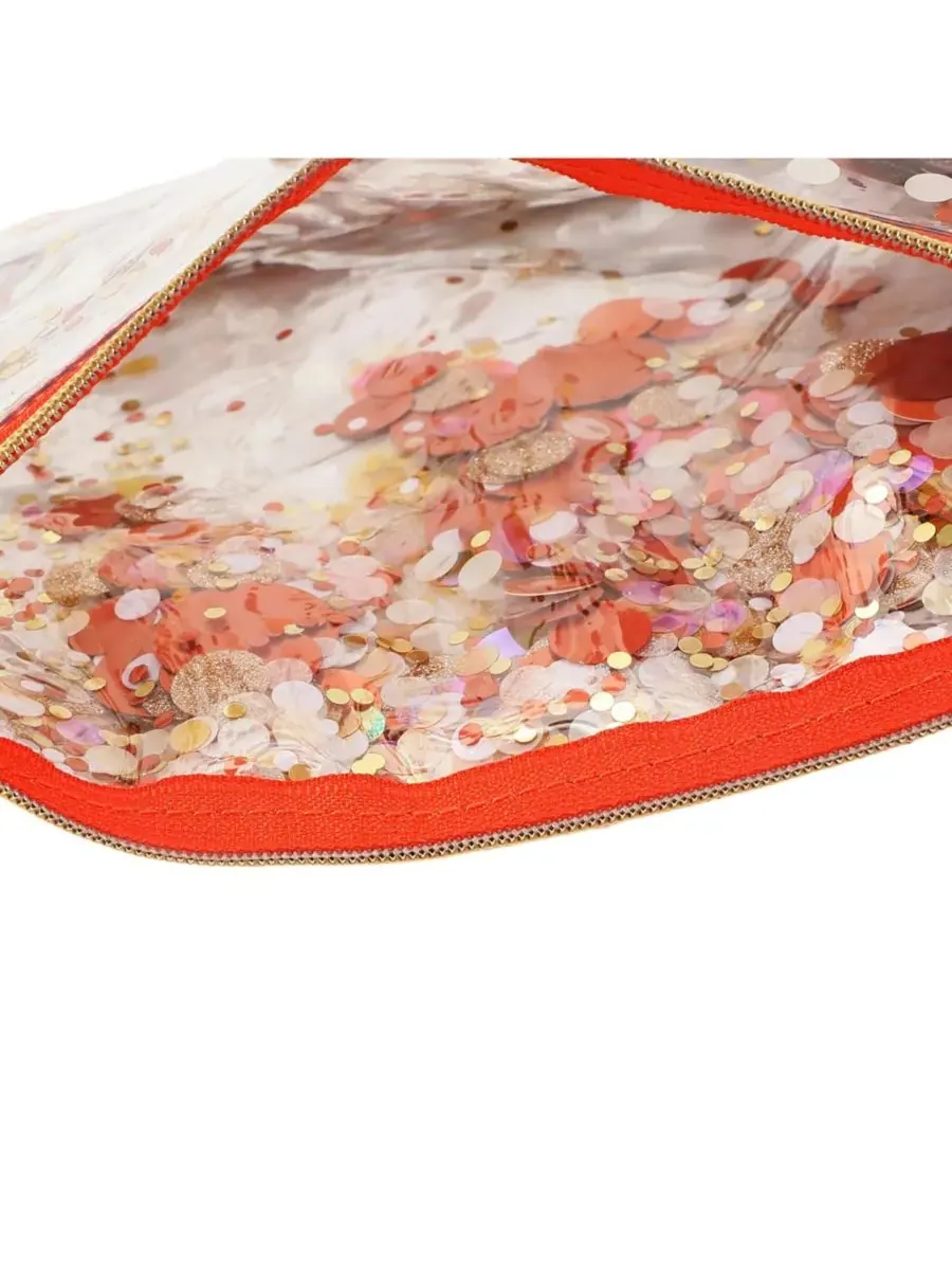Packed Party Косметичка Spirit Squad Confetti Everything Pouch для женщин (оранжевая расцветка) — изображение 4 из 4