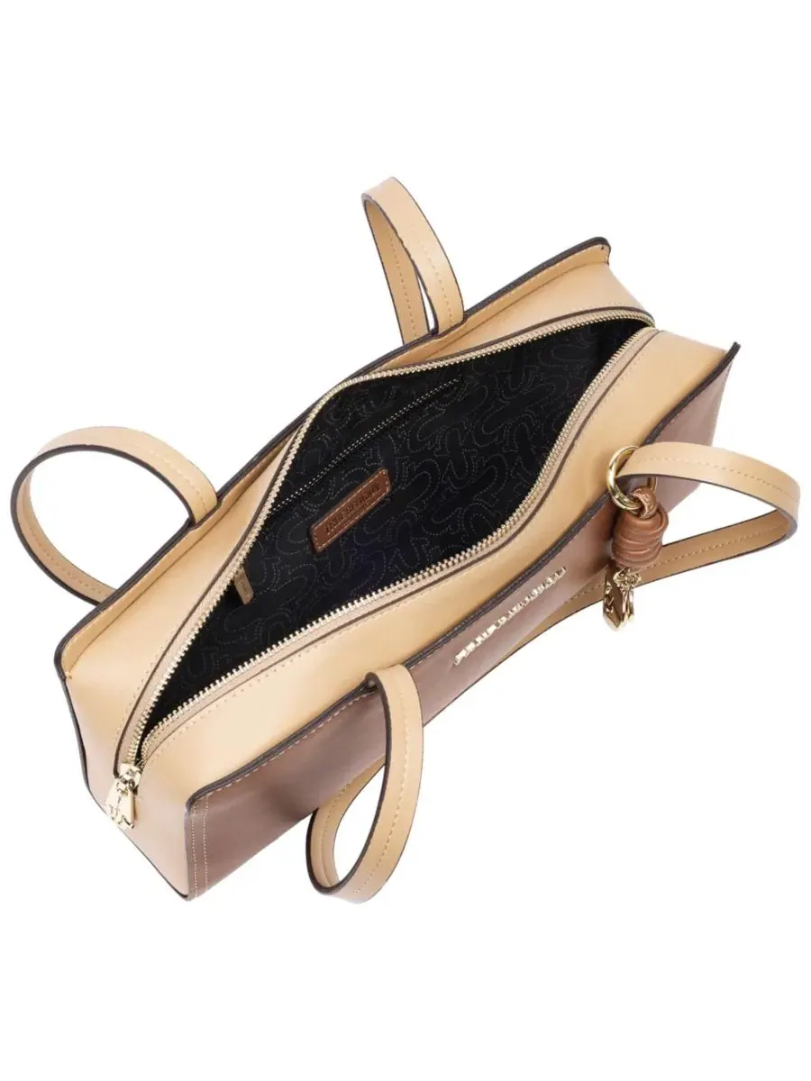 Сумка-шопер с принтом East/West Modern Satchel True Religion — изображение 6 из 6, коричневый