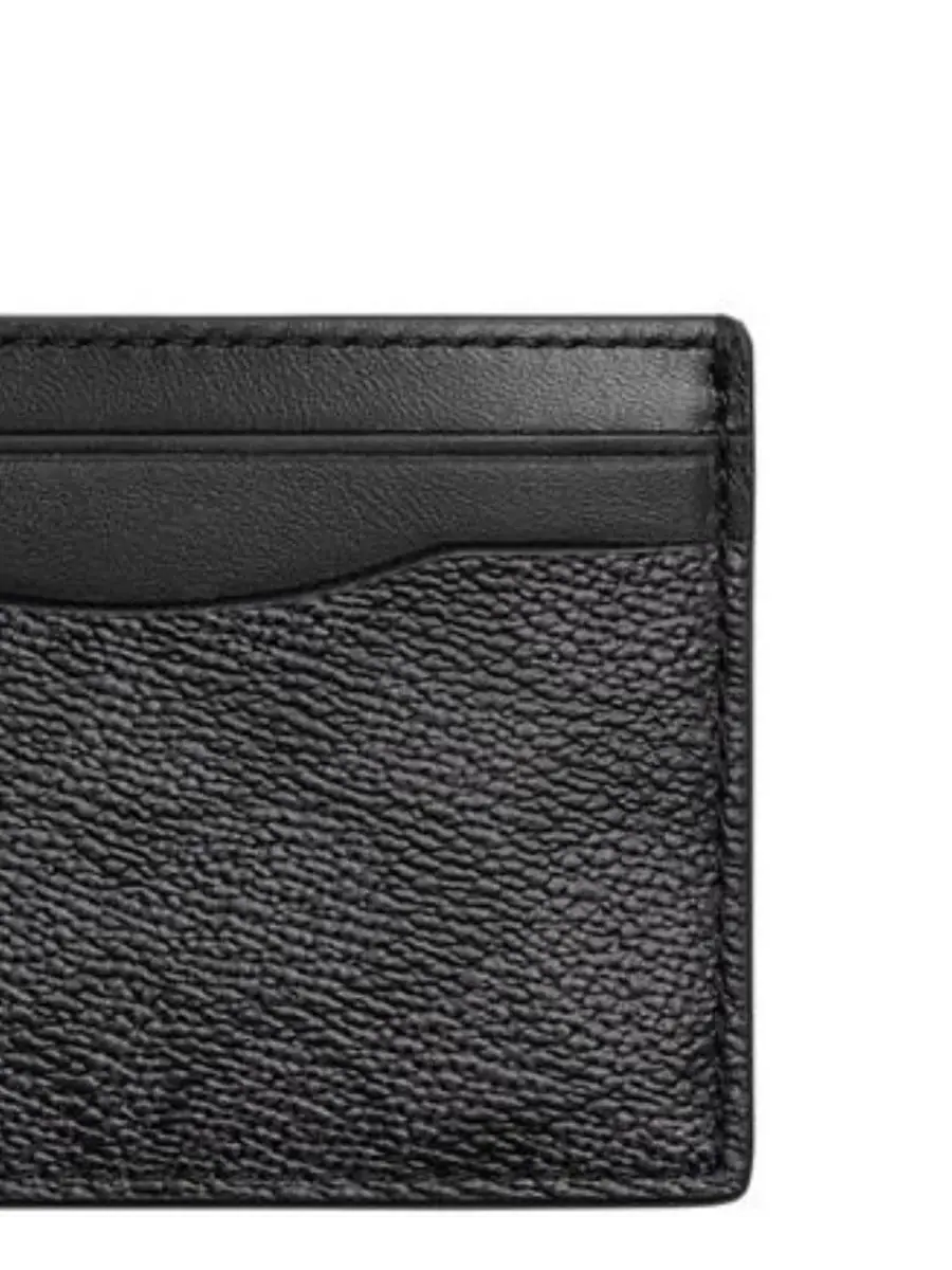 Мужской кошелек-зажим для денег и карт COACH — изображение 4 из 4, черный