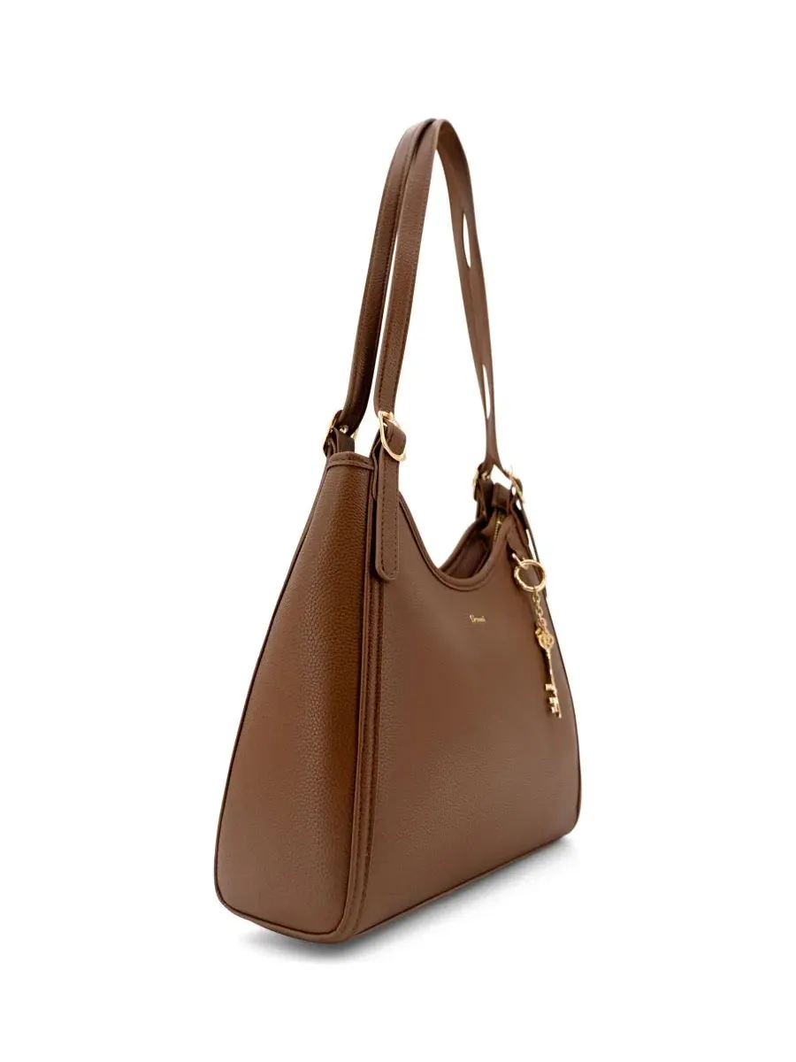 Сумка-шопер средняя Amrose Medium Tote Handbag LIKE DREAMS — изображение 3 из 5, коричневый