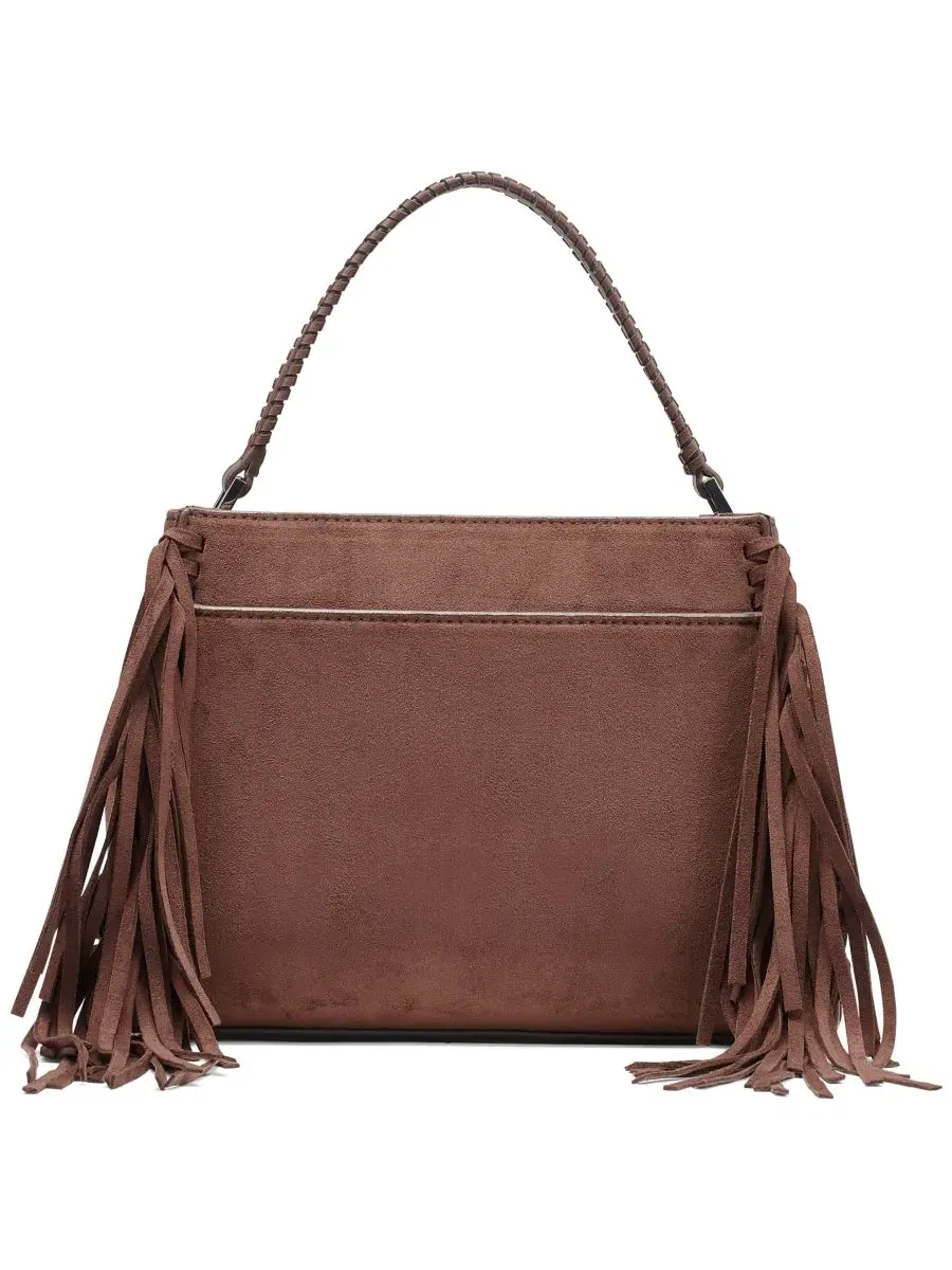 Сумка-шоппер с магнитной застежкой Foster Magnetic Snap Extra-Large Satchel DKNY — изображение 2 из 4, шоколад