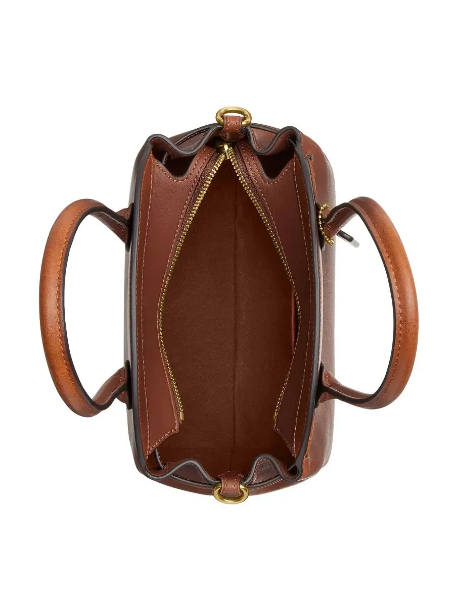 Женская сумка COACH Empire Carryall Handbag 21 из кожи — изображение 4 из 9, коричневый